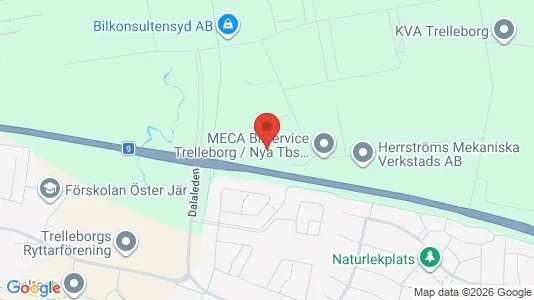 Gewerbeflächen zur Miete i Trelleborg – Foto von Google Street View