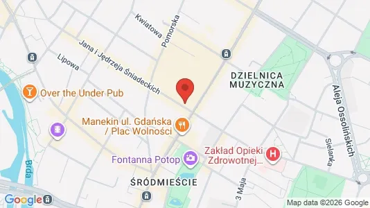 Büros zur Miete i Bydgoszcz – Foto von Google Street View