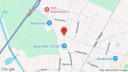 Büros zur Miete i Giżycki – Foto von Google Street View