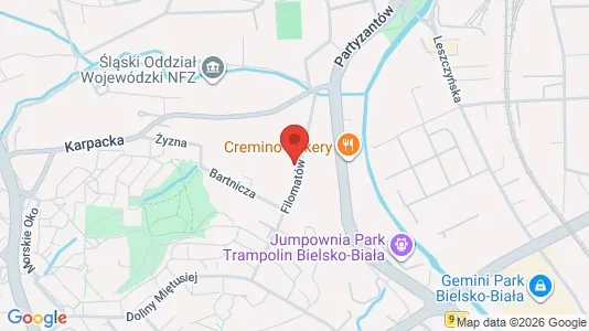 Kontorer til leie i Bielsko-Biała – Bilde fra Google Street View