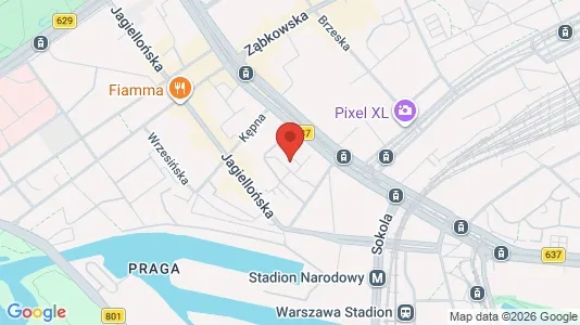 Büros zur Miete i Warschau Praga-Północ – Foto von Google Street View