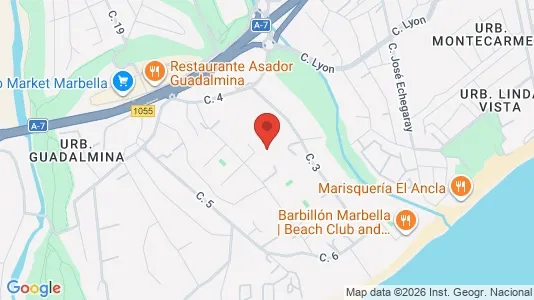 Office spaces for sale i Marbella - kort over placeringen