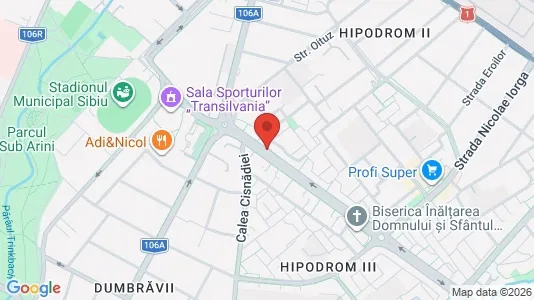 Commercial properties for rent i Sibiu - kort over placeringen