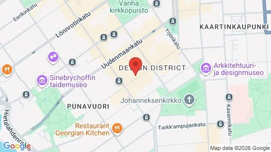Office spaces for rent i Helsinki Eteläinen - kort over placeringen