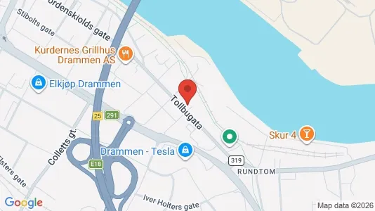 Büros zur Miete i Drammen – Foto von Google Street View