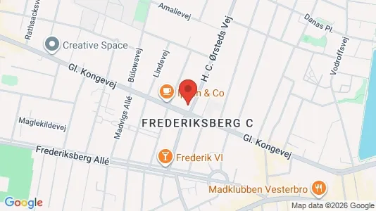 Office spaces for rent i Frederiksberg C - kort over placeringen