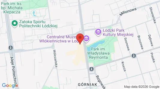 Commercial properties for rent i Łódź - kort over placeringen