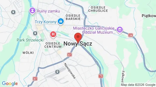 Propiedades comerciales En alquiler i Nowosądecki - Foto de Google Street View