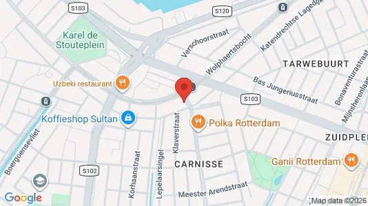 Gewerbeflächen zur Miete i Rotterdam Charlois - kort over placeringen