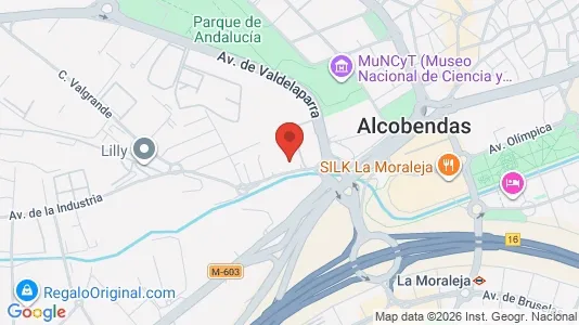 Kontorer til leie i Alcobendas - kort over placeringen