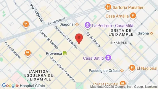 Kantorruimte te huur i Barcelona Eixample - Foto uit Google Street View