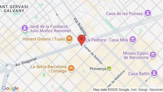 Kontorlokaler til leje i Barcelona Eixample - Foto fra Google Street View