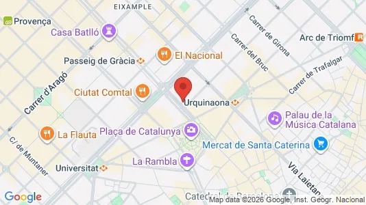 Kantorruimte te huur i Barcelona Eixample - Foto uit Google Street View