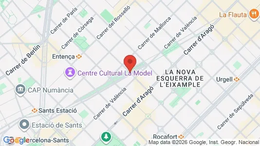 Gewerbeflächen zur Miete i Barcelona Eixample – Foto von Google Street View