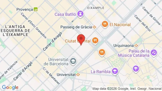 Office spaces for rent i Barcelona Eixample - Photo from Google Street View