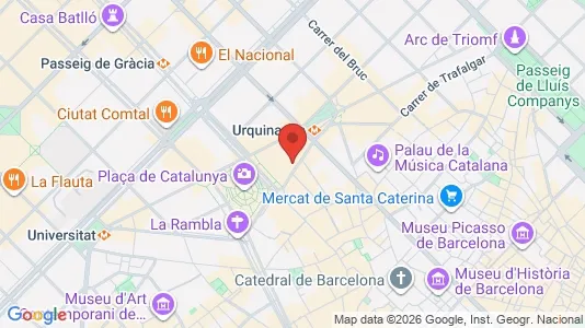Lokaler til leje i Barcelona Eixample - Foto fra Google Street View