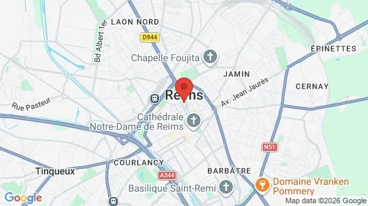 Kontorer til leie i Reims – Bilde fra Google Street View