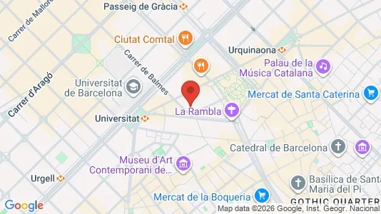 Kontorer til leie i Barcelona Eixample – Bilde fra Google Street View