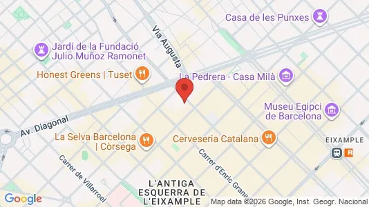 Lokaler til leje i Barcelona Eixample - Foto fra Google Street View