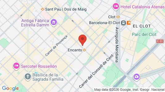 Kantorruimte te huur i Barcelona Eixample - Foto uit Google Street View