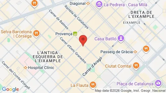 Bedrijfsruimtes te huur i Barcelona Eixample - Foto uit Google Street View