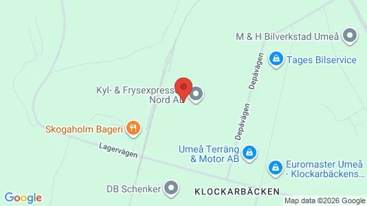 Büros zur Miete i Umeå – Foto von Google Street View