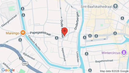 Liikekiinteistöt Vuokrattavana i Stad Gent - Kuva Google Street Viewstä