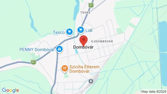 Lokaler til salg i Dombóvári - kort over placeringen