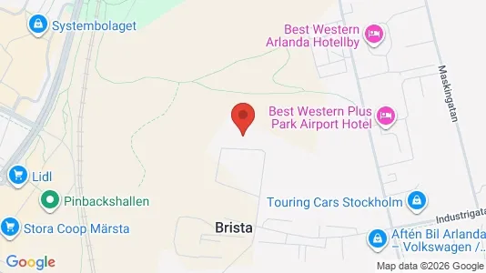 Gewerbeflächen zur Miete i Sigtuna – Foto von Google Street View