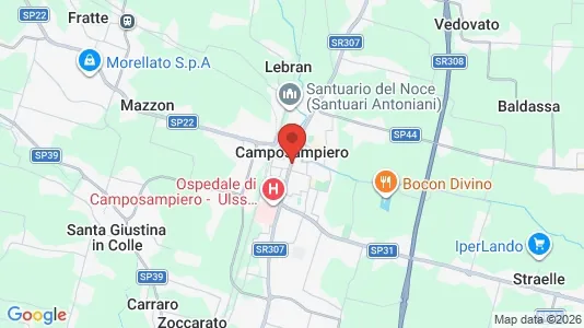 Butikslejemål til leje i Camposampiero - Foto fra Google Street View