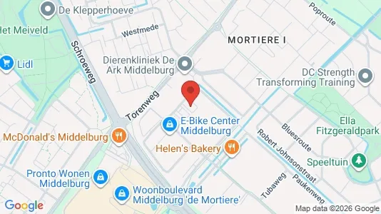 Gewerbeflächen zur Miete i Middelburg – Foto von Google Street View