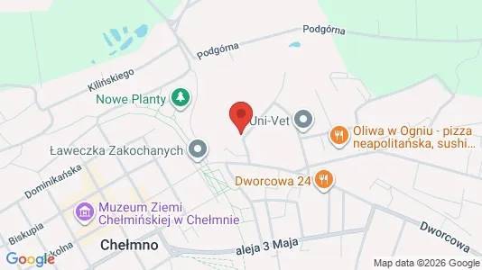 Büros zur Miete i Chełmiński – Foto von Google Street View