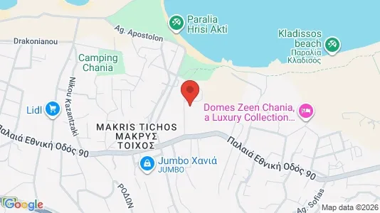 Gewerbeflächen zum Kauf i Chania – Foto von Google Street View
