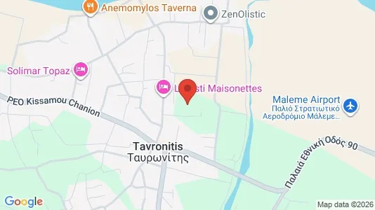 Commercial properties for sale i Platanias - kort over placeringen