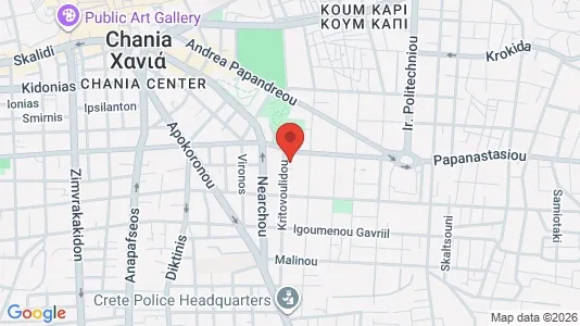 Liikekiinteistöt Myynnissä i Chania - Kuva Google Street Viewstä