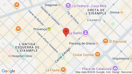 Espacios de oficina En alquiler i Barcelona Eixample - Foto de Google Street View