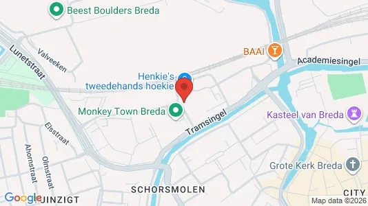 Gewerbeflächen zur Miete i Breda – Foto von Google Street View