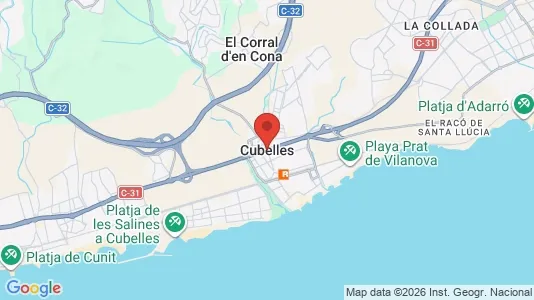 Bedrijfsruimtes te huur i Cubelles - Foto uit Google Street View