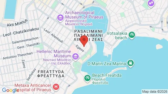 Gewerbeflächen zur Miete i Piraeus - kort over placeringen