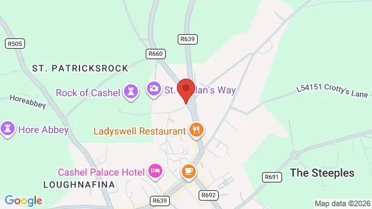 Commercial properties for rent i Tipperary - kort over placeringen