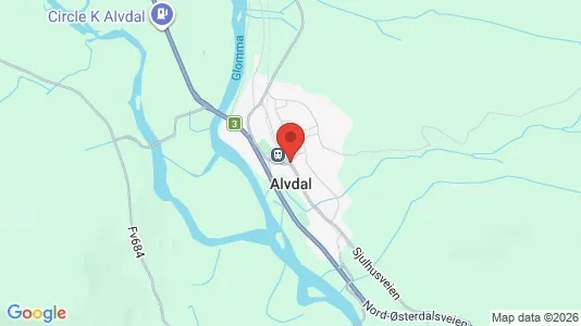 Office spaces for rent i Alvdal - Photo from Google Street View