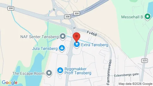Büros zur Miete i Tønsberg – Foto von Google Street View
