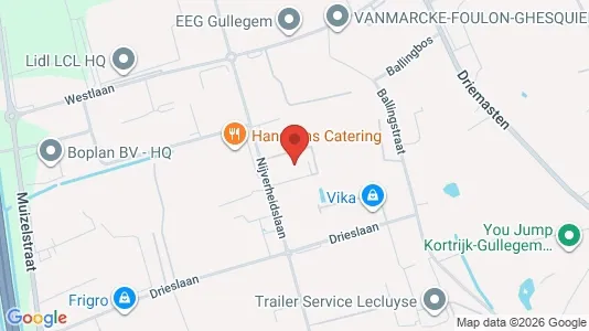 Lokaler til leie i Wevelgem – Bilde fra Google Street View