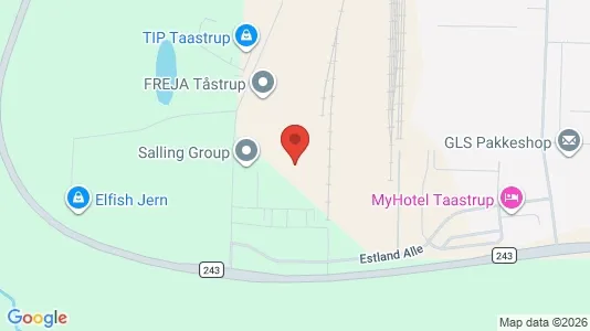 Magazyny Do wynajęcia i Taastrup - kort over placeringen