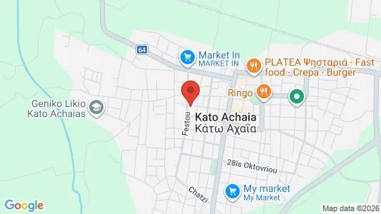 Commercial properties for sale i West Achaea - kort over placeringen