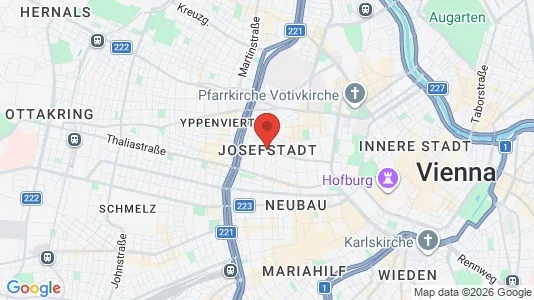 Büros zur Miete i Wien Josefstadt - kort over placeringen