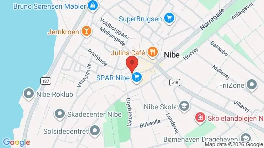 Espacios de oficina En alquiler i Nibe - Foto de Google Street View