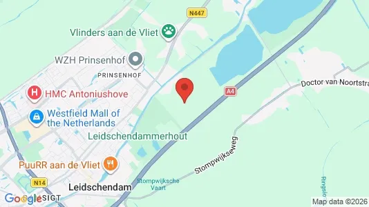 Shops for rent i Leidschendam-Voorburg - kort over placeringen