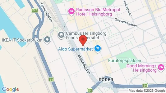 Kontorslokaler för uthyrning i Helsingborg – Foto från Google Street View