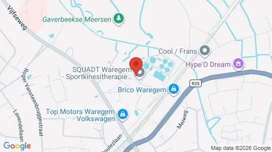 Lagerlokaler för uthyrning i Waregem – Foto från Google Street View